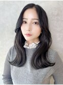 ナチュラルくびれミディ_アースカラーくびれヘアツートン_29053
