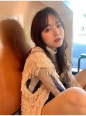 〇シースルーバング クアンクヘア 韓国ヘア
