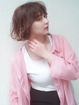 レジュアル(RESSUAL) 斜めバンググレージュカラーデザインカラーシルキーベージュ