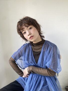 エクリ 麻布十番(equri) ウルフレイヤー/デザインパーマ