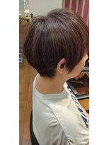 クローバー 新横浜店(CLOVER) 白髪染めグレージュアッシュカラー　コンパクトショートカット