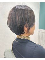 大人可愛い30代40代50ショートボブショート丸みショート