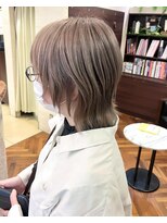 ファーレンピュアスウィート(fahren-pure-suite)&nbsp;ウルフカットミルクティーベージュ