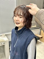 テトヘアー(teto hair)&nbsp;ボブパーマ　フェイスレイヤーくせ毛風パーマくるくるニュアンス