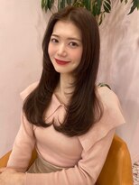 ボタン シブヤ(VOTAN SHIBUYA) ベージュ/韓国ヘア/渋谷/レイヤー/顔まわり/前髪