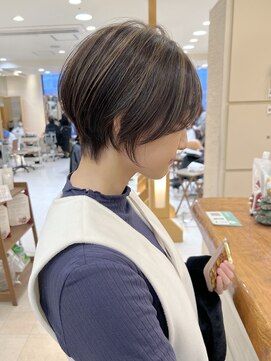 モリオ フロム ロンドン サッポロファクトリー店(morio FROM LONDON) 【morio】札幌ショート　大人かわいいハイライトショート