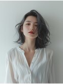 【ボブスタイル】無造作ウェーブ