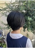 ショートボブ/ハンサムショート/お手入れ楽