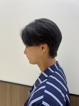 ステージ(STAGE) ダウンパーマ　韓国メンズヘア　センターパート