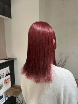 クリアー オブ ヘアー 藤が丘店(clear OF HAIR) ピンクカラー