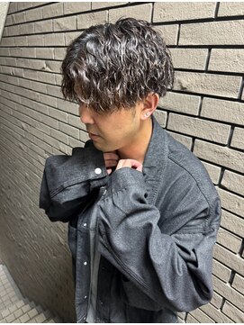 エトネ ヘアーサロン 仙台駅前(eTONe hair salon) men's perm【刈り上げマッシュ×ツイスパ】