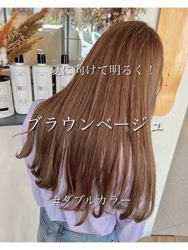 ブルーアンドカンパニー(BLUE&Co.) ブラウンベージュ