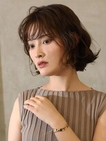 アース 越谷店(HAIR&MAKE EARTH) くるんとカールのボブスタイル