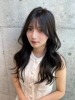 ロンドメリア 天神大名店(Lond Melia) 小顔に見せるヘア/ワンレン/ボブウルフ/ネビージュ/黒髪カタログ