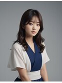 千葉美容室 韓国ヘア レイヤーカット ウルフカット やまたつ
