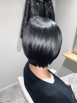 ぷう 40代50代60代◎大人ボブスタイル 袋町/カット