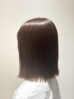 アオク(AOKU)&nbsp;【髪質改善】きりっぱなしボブ　× オレンジブラウン