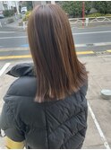 マットブラウン×切りっぱなし/20代30代40代