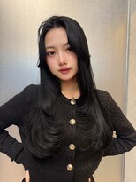 ボタン ハカタ(VOTAN hakata)&nbsp;博多/韓国ヘア/レイヤー/透明感カラー/センター分け