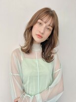 抜け感外ハネミディ_Kimika