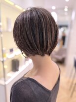 白髪をナチュラルなハイライトに 白髪ぼかし