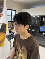 ステージ(STAGE)&nbsp;ダウンパーマ　ニュアンスパーマ　センターパート