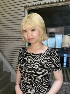 ミーム 原宿 表参道(meme) ダブルカラー/ハイトーンカラー/ケアブリーチ/インナーカラー