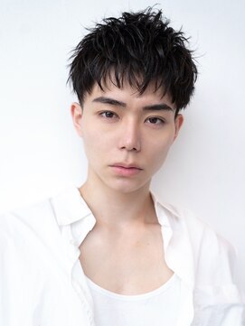 イルハバナ 渋谷(ill HAVANA) 束間/短髪/黒髪/ツーブロック/刈り上げ/モテ/センターパート