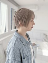 ネフ(NeF) 【NeF】ミルクティグレージュのショートレイヤー