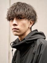 フィフス 原宿(fifth)&nbsp;原宿シャドウパーマメンズカット刈り上げラウンドマッシュ30代