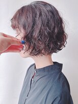 モリオフロムロンドン 原宿本店(morio from London) 【morio 原宿】大人丸みショートボブ 透明感カラー