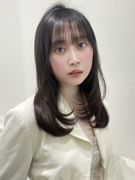 アイトーキョーエス 渋谷(AI TOKYO S) レイヤー/レイヤーカット/低めレイヤー/ココアブラウン/ワンホン