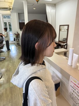 ミルクティーベージュ/インナーカラー/冬カラー/10代/20代/知立