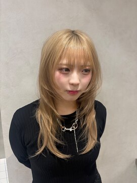 ロンド マーレ 天神大名店(Lond mare) 大人ガーリー/似合わせカット/ミディアムレイヤーカット