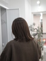 ディジョン 自由ヶ丘(Dijon)&nbsp;韓国顔まわりレイヤーカットグレージュオリーブベージュブラウン