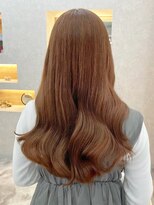 アロ 大阪梅田(alo)&nbsp;【苗代萌】ブリーチなしてできるオレンジブラウン