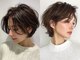 アブニール 柏東口店(AVENIR)の写真/幅広い大人女性に人気のショート,ボブならお任せ![柏/縮毛矯正/ヘッドスパ/白髪染め/キッズカット/学割U24]