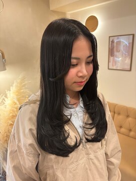 ラヴィズム 栄店(LUVISM) 栄/矢場町/レイヤー/ミディアムレイヤー/艶髪カラー
