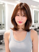 ルービック(Rubik's)&nbsp;大人かわいい外ハネレイヤーミディアム