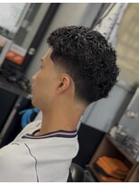 バーバーショップライズ 2nd(barber shop RAIzE) テーパーフェード×パーマ