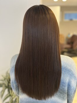 リム(Rim)の写真/【完全個室】髪を傷ませないストレートが一押し!自然な仕上がりで毎日のお手入れも楽々♪