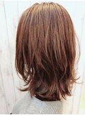 【ナチュラル外はねスタイル】