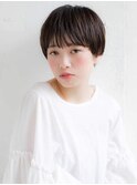 マッシュショート　大人可愛い