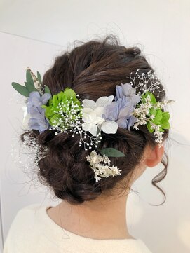 ソラ ヘアーメイク(SORA HAIR MAKE) 編み込みゆるセット