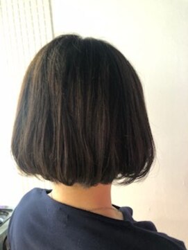 スタジオ アルファプラス 日暮里店(studio α+) フォギーベージュ×ワンレンボブ♪【スタジオアルファプラス】