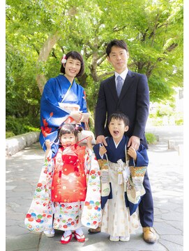 フォトスタジオ アンド ヘアメイク ニコメルシー(photo studio hair make nico merci) 七五三 神社同行撮影 ＊ 1-1