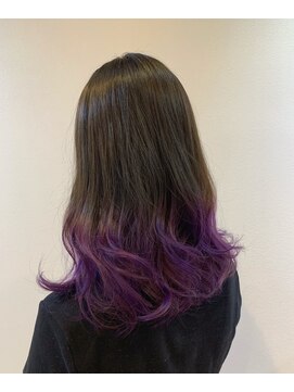アニータバイガネイシャ(Aujua anita by ganesha) #ヴァイオレットカラー#グラデーション#髪質改善#長浜