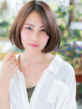 カバーヘア ブリス 戸田公園西口店(COVER HAIR bliss) ★大人かわいいミルクティアッシュミニボブ20代30代40代★8