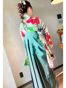 ブルーム(Bloom) 袴の着付け＋ヘアセットBloom【ブルーム/三郷駅】