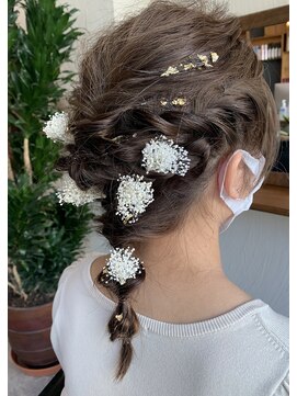 アルファ アルファ(ALPHA ALPHA) 編みおろしヘア